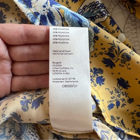 NWT - Free People - Soli Mini Dress - Golden Hour Combo - Picture 6 of 16